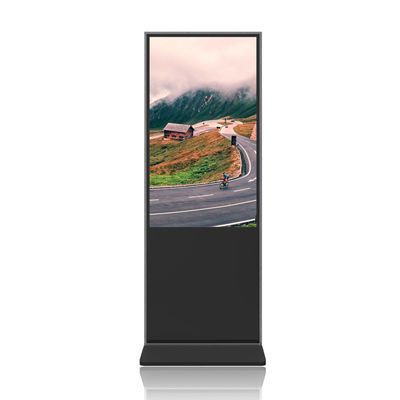 Chiosco stante dello schermo del pannello 4k HD Smart del touch screen dell'esposizione di pubblicità del pavimento
