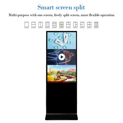 Giocatore LCD ultra esile a 49 pollici che annuncia la macchina di pubblicità di Digital dell'esposizione