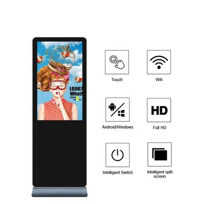 Giocatore 220V del contrassegno di Android Digital del touch screen di pubblicità dell'affissione a cristalli liquidi
