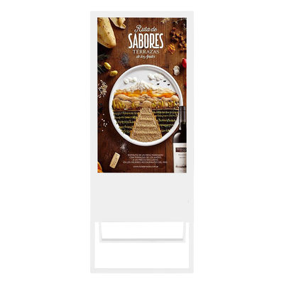 Esposizione portatile portale di pubblicità del contrassegno h264 di Digital del touch screen dello schermo principale